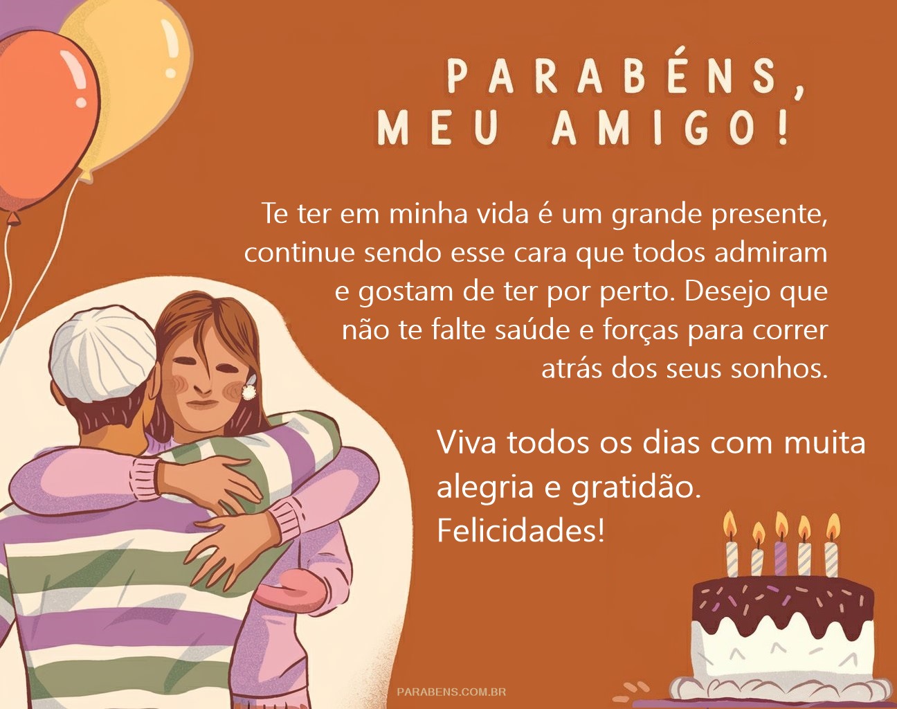 Parabéns Amigo! 85 Mensagens de Feliz Aniversário – Mensagens de Parabéns